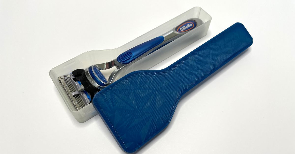 Gillette Fusion5 Razor Travel Box by mirabatek | Download free STL ...