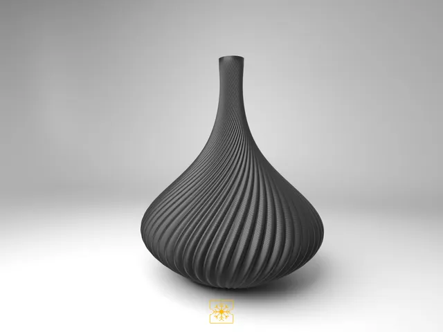 Freezing Pixels - Organic Vase .02