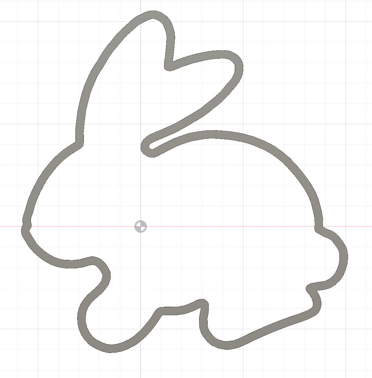 easter cookie cutter bunny, rabbit
