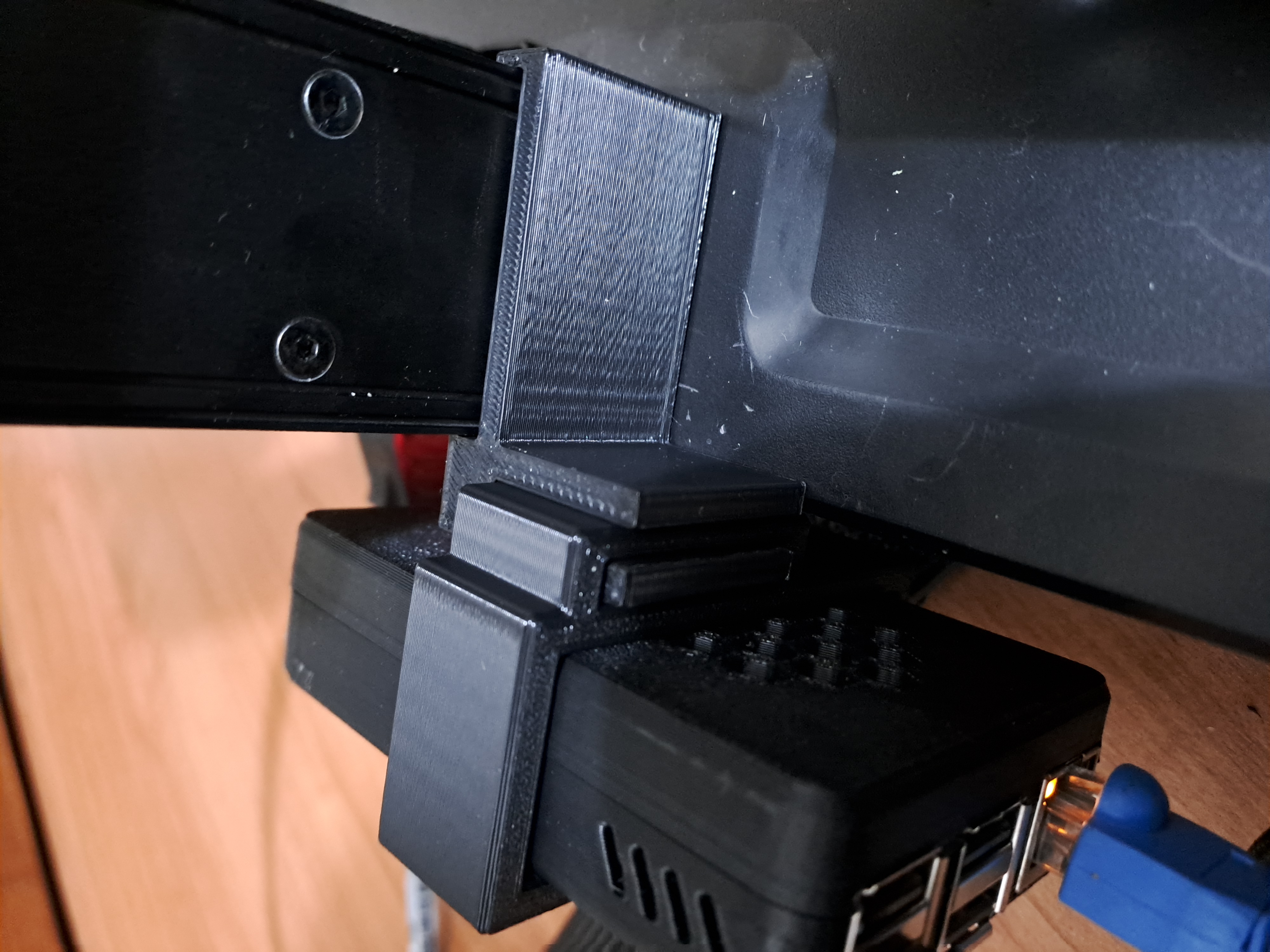 Ender 3 V3 SE Mount for Malolos Raspberry Pi 3 case 3D model thumbnail