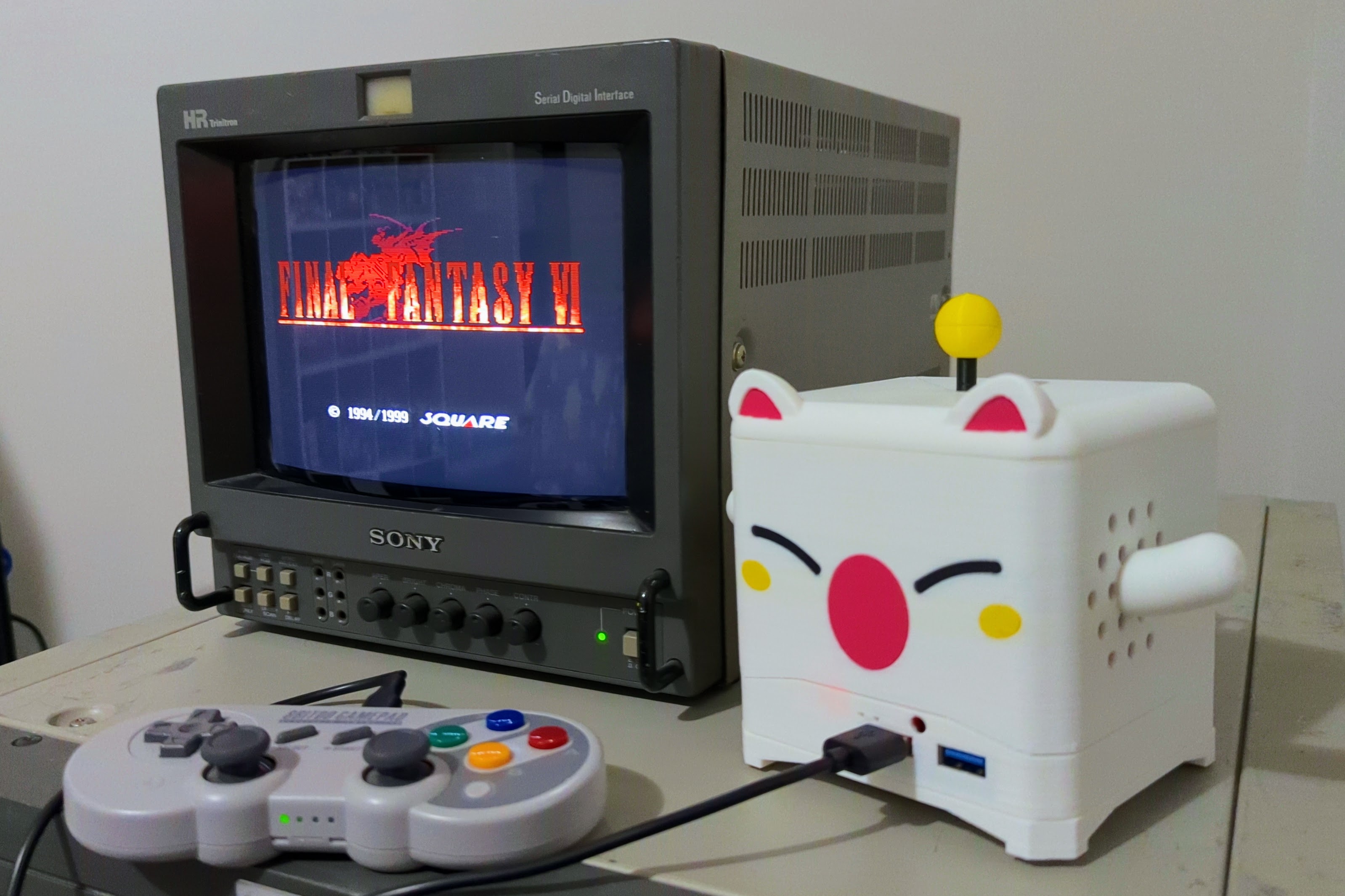 RGB Raspberry Pi Moogle Console