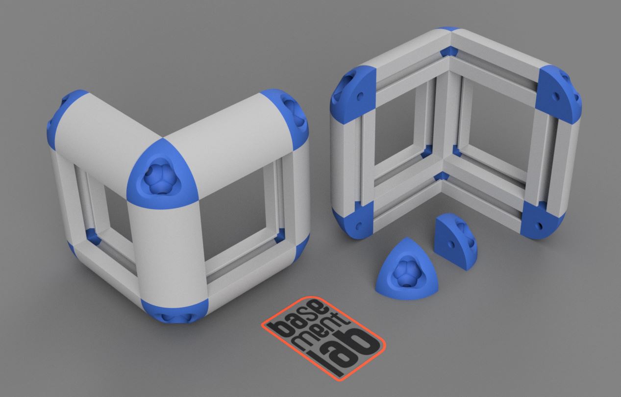 2020 R20-90 3-ways Connector (90°+90°)