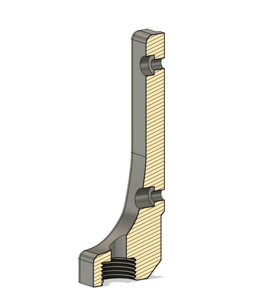 Prusa Mini XZ Short Support 3D model thumbnail