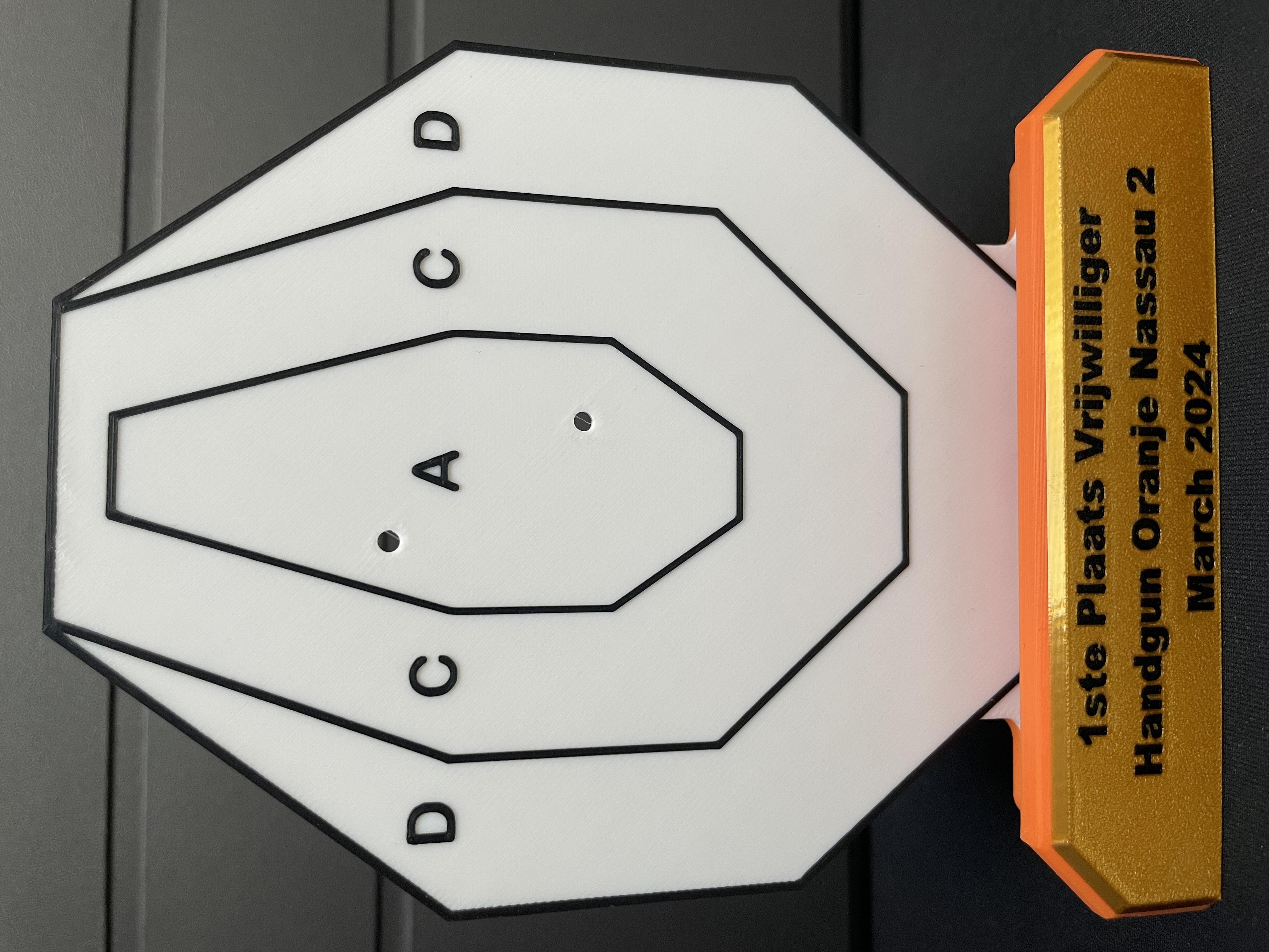 IPSC Target with spring