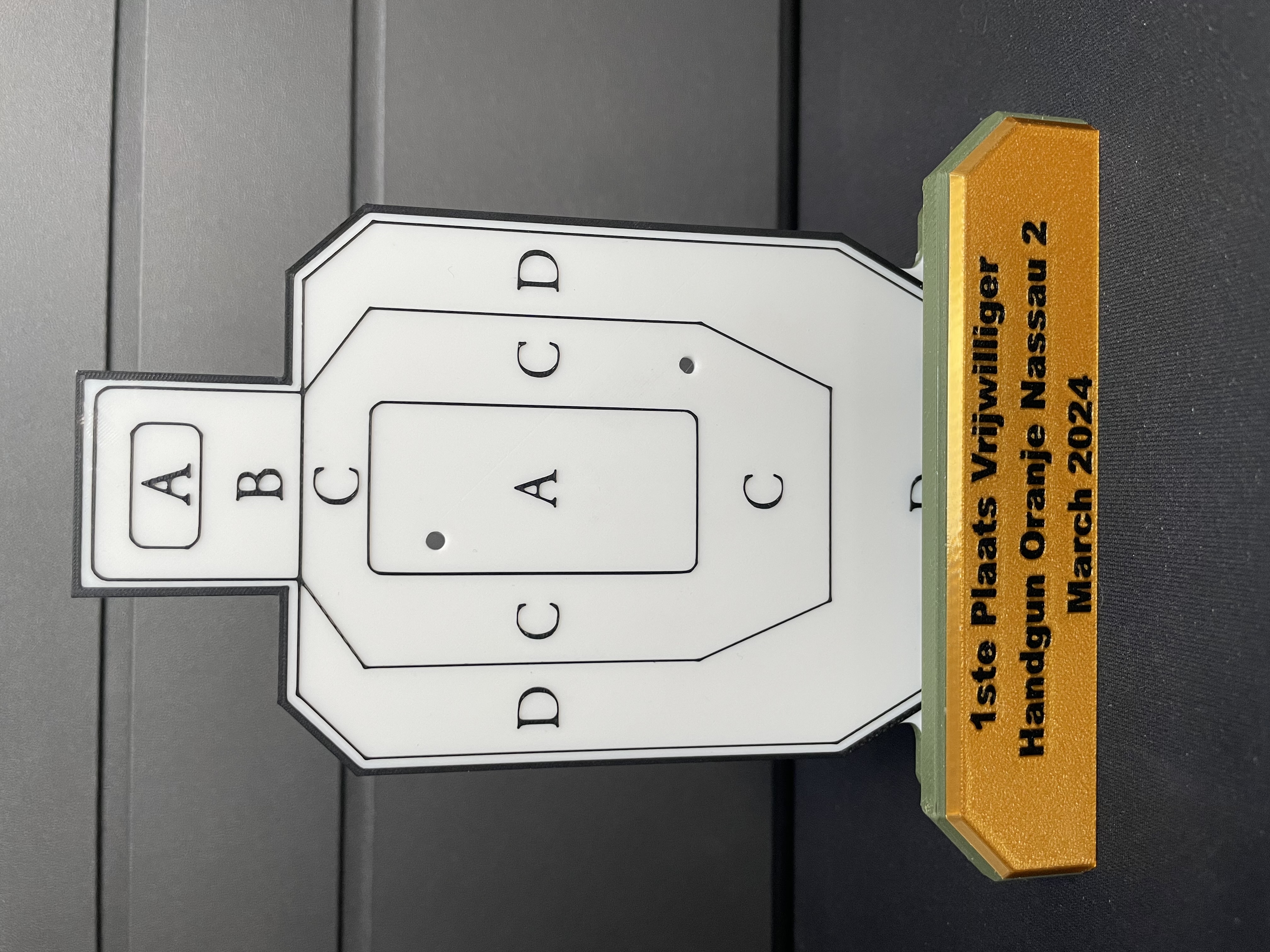 IPSC Target with spring — miniatura 3