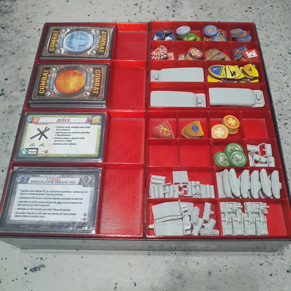 Memoir 44 insert by Matro | Download free STL model | Printables.com