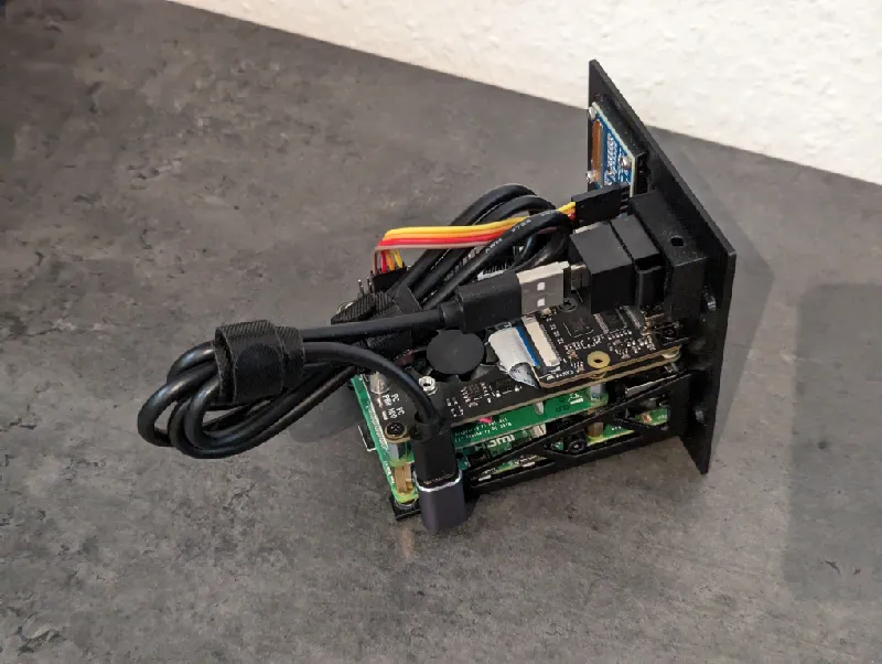 Geekworm KVM-A3 (PiKVM) with PoE HAT Rack Mount Module by kju ...