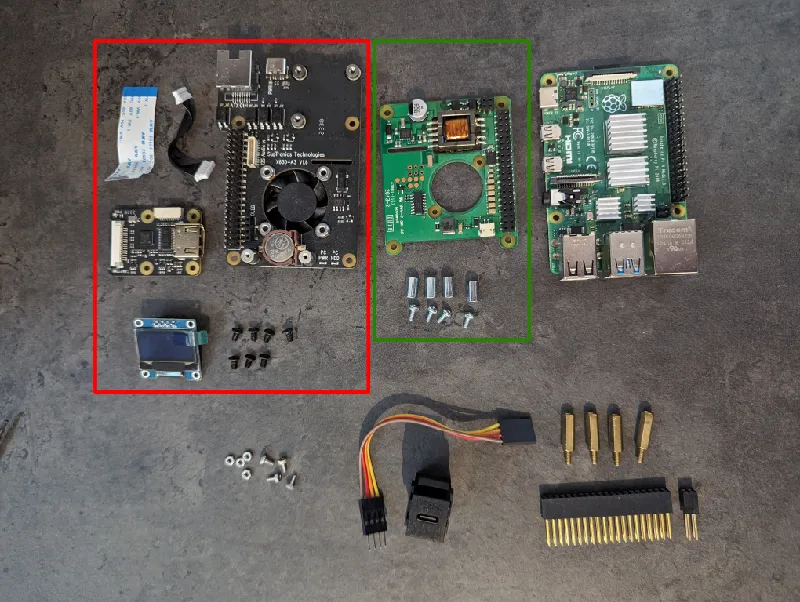 Geekworm KVM-A3 (PiKVM) with PoE HAT Rack Mount Module by kju ...