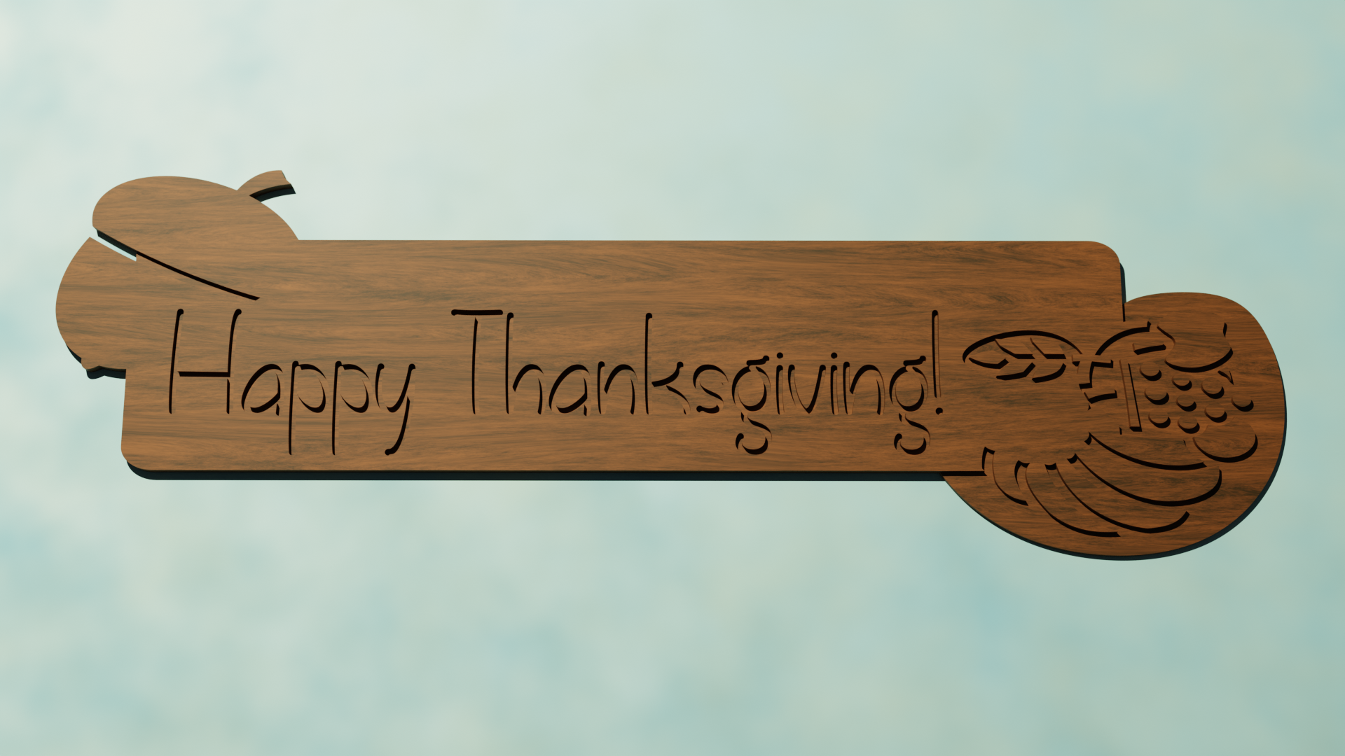 Thanksgiving Serving Board and Sign