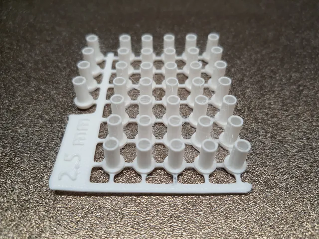 Fiber optic caps 2.5mm (kit card)