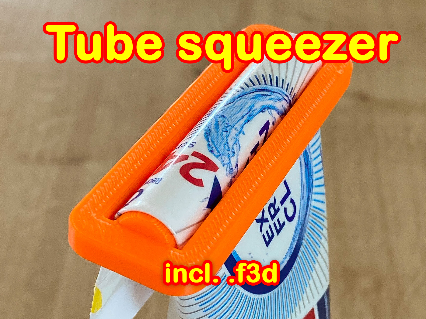 Toothpaste tube squeezer