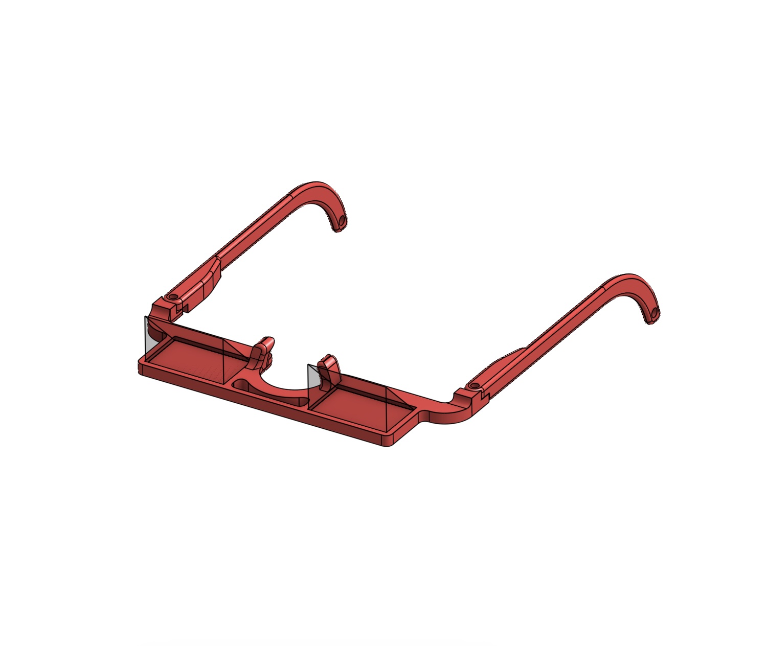 Climbing glasses frame