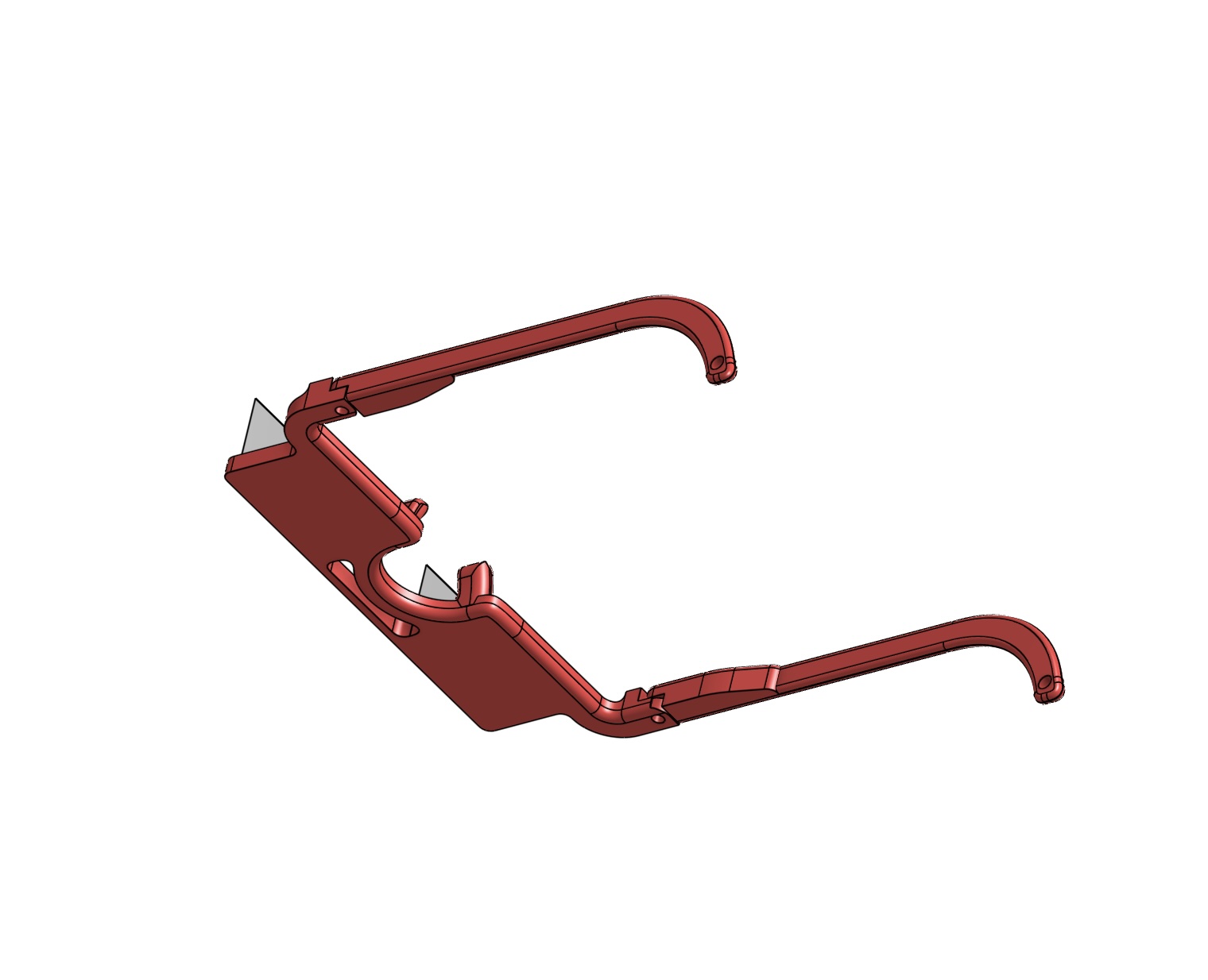 Miniatura 2 do modelo 3D Climbing glasses frame