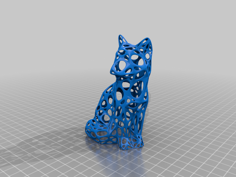 Fox Smooth Wireframe by Foxjitas | Download free STL model | Printables.com
