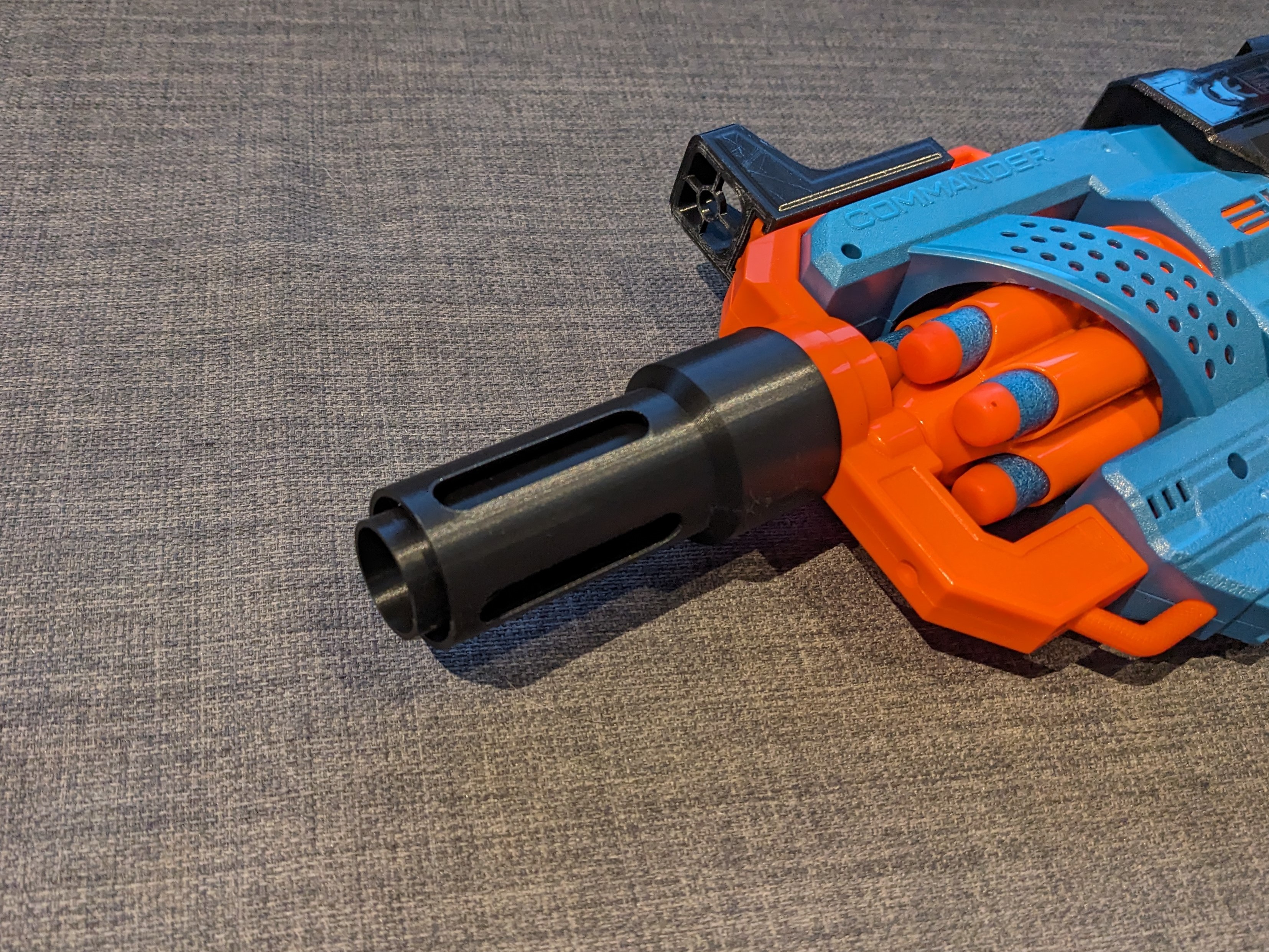 Short vented Nerf Barrel