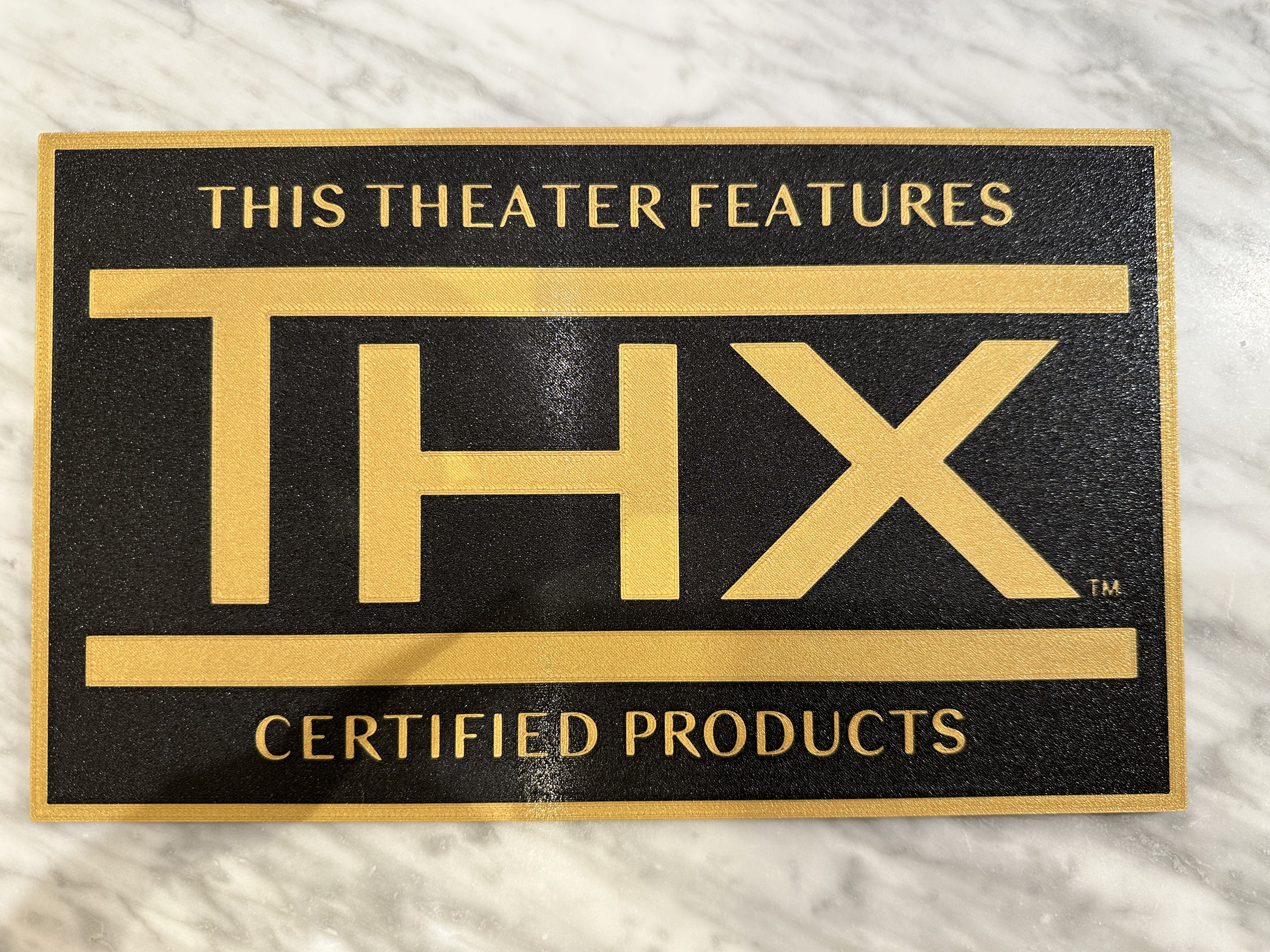THX Home Cinema Sign
