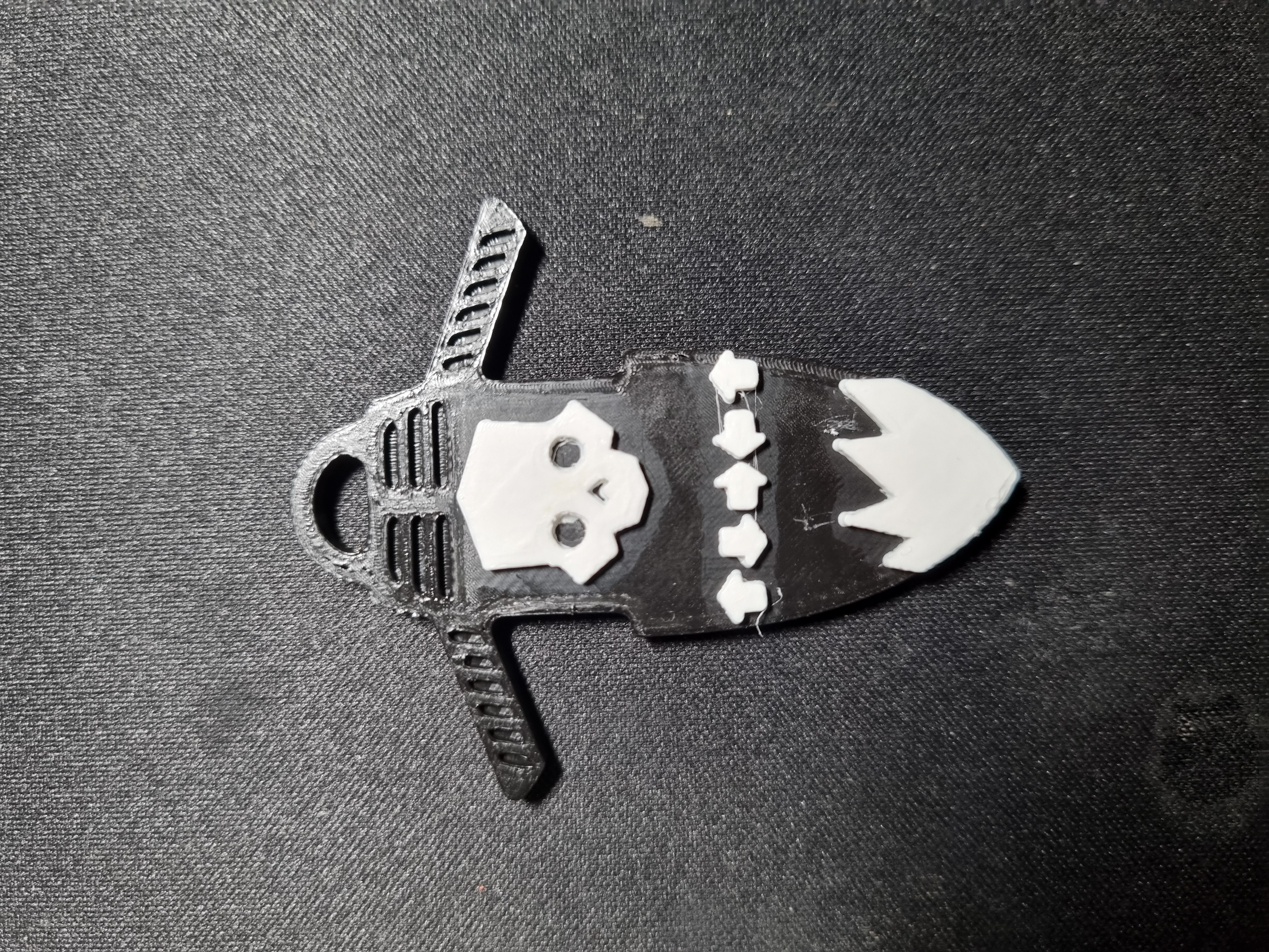 Helldivers Hellpod keychain