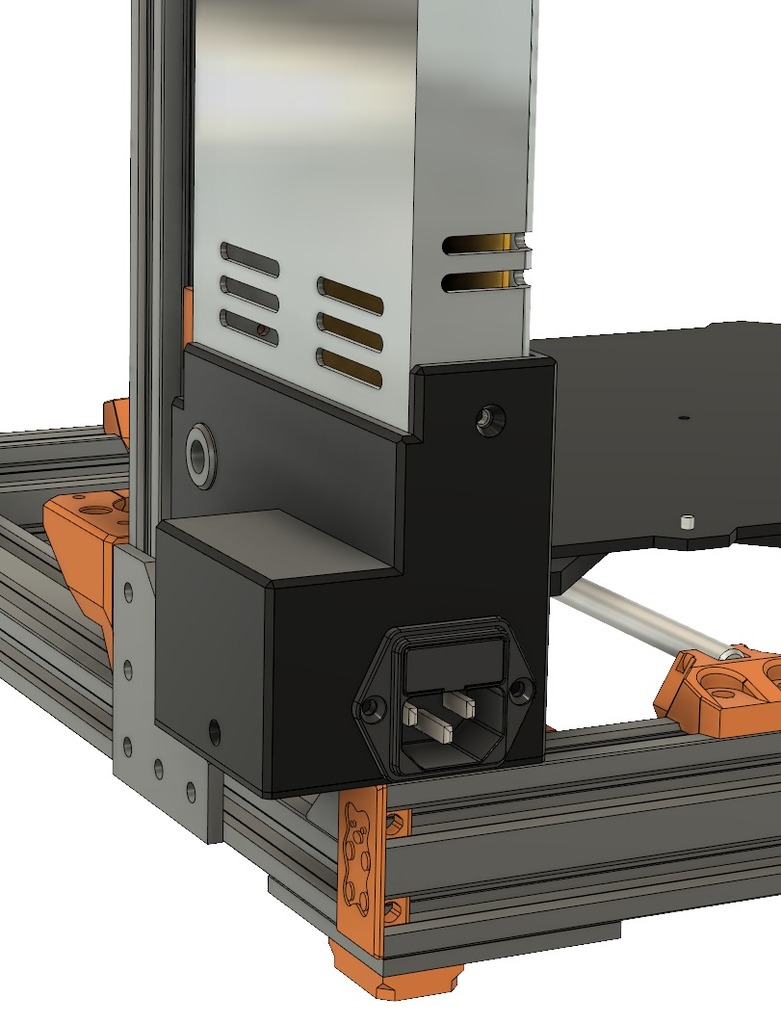 Mean Well LRS-350 PSU Case with Rear Plug for Prusa i3 Bear Full Upgrade von motocoder ...