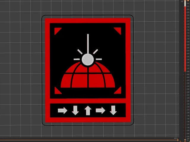 Helldivers 2 Orbital Laser Plaque (Non AMS Compatible)