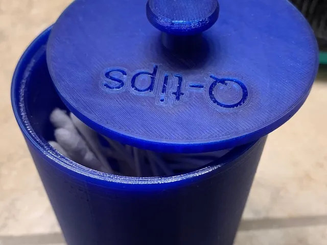 Q-tip container