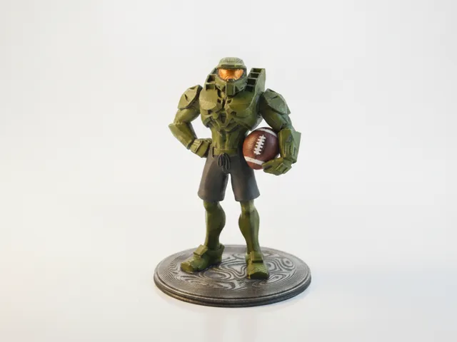 Beach Master Chief Figurine Gaming 3D Printable