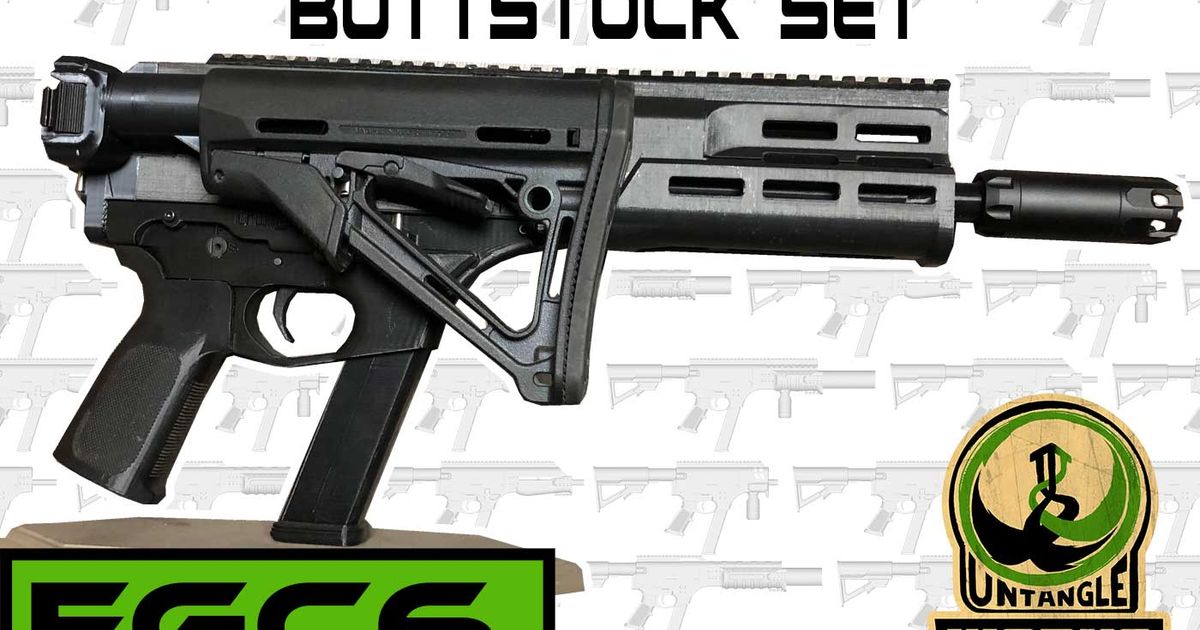 FGC6 MKII Partisan 9 folding stock and AR buffer tube ver by