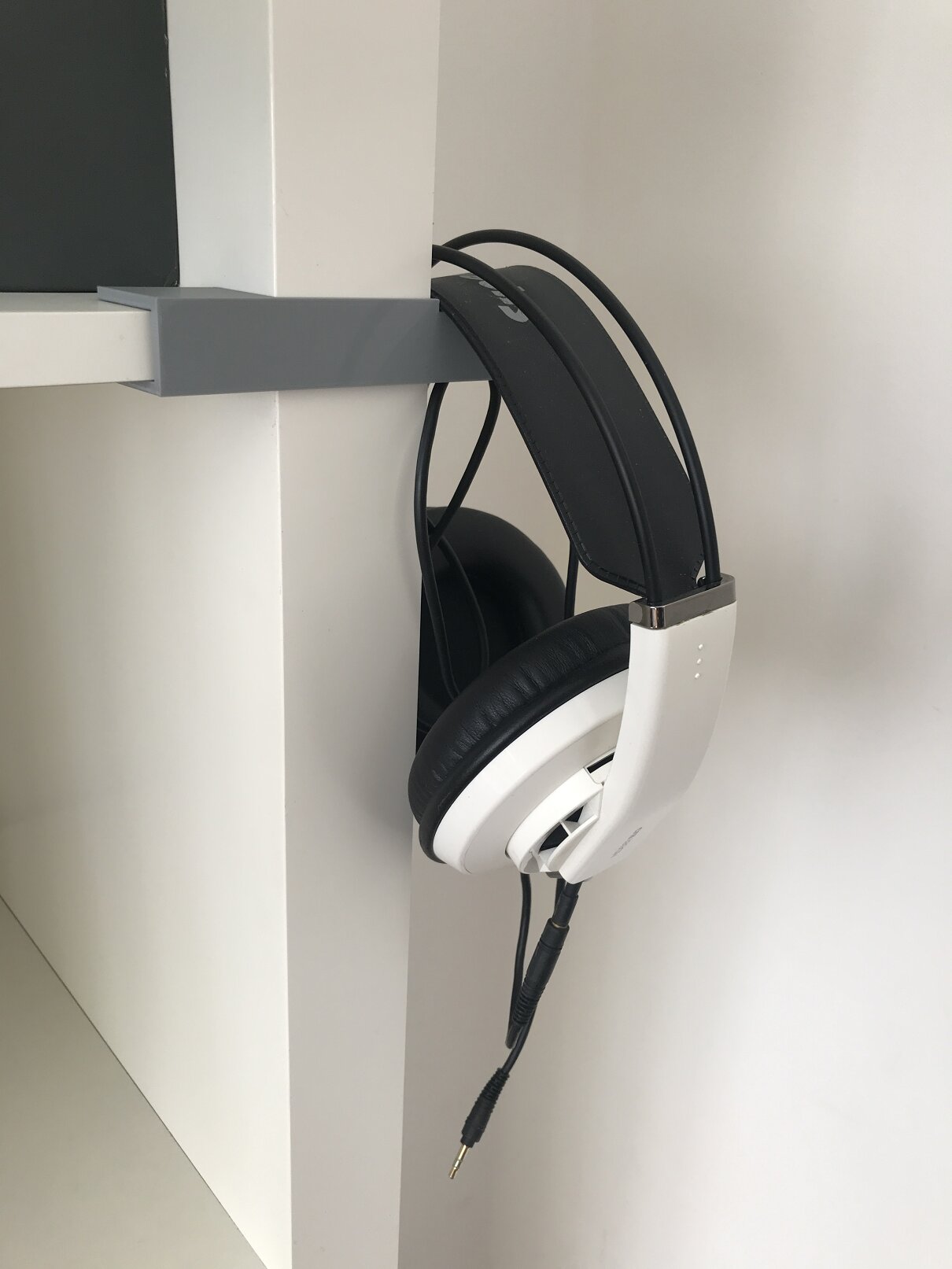 Headphones Holder for IKEA Kallax/Expedit by timqui Download free STL