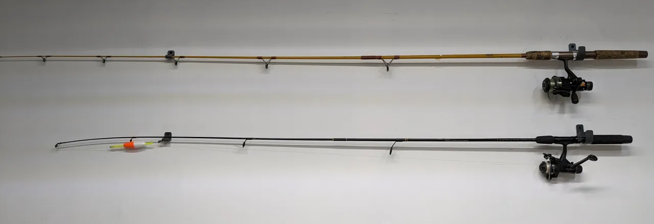 Fishing Rod Wall Hooks by KokoBandit, Download free STL model