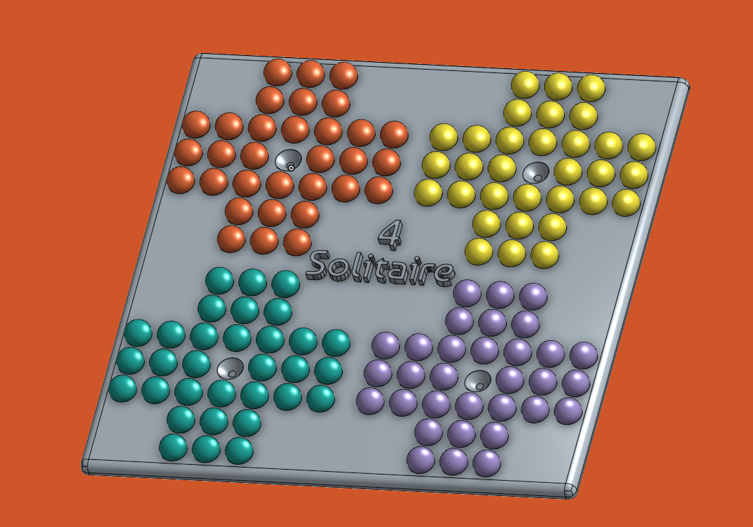 ownMade - 4 Solitaire by Rieva | Download free STL model | Printables.com