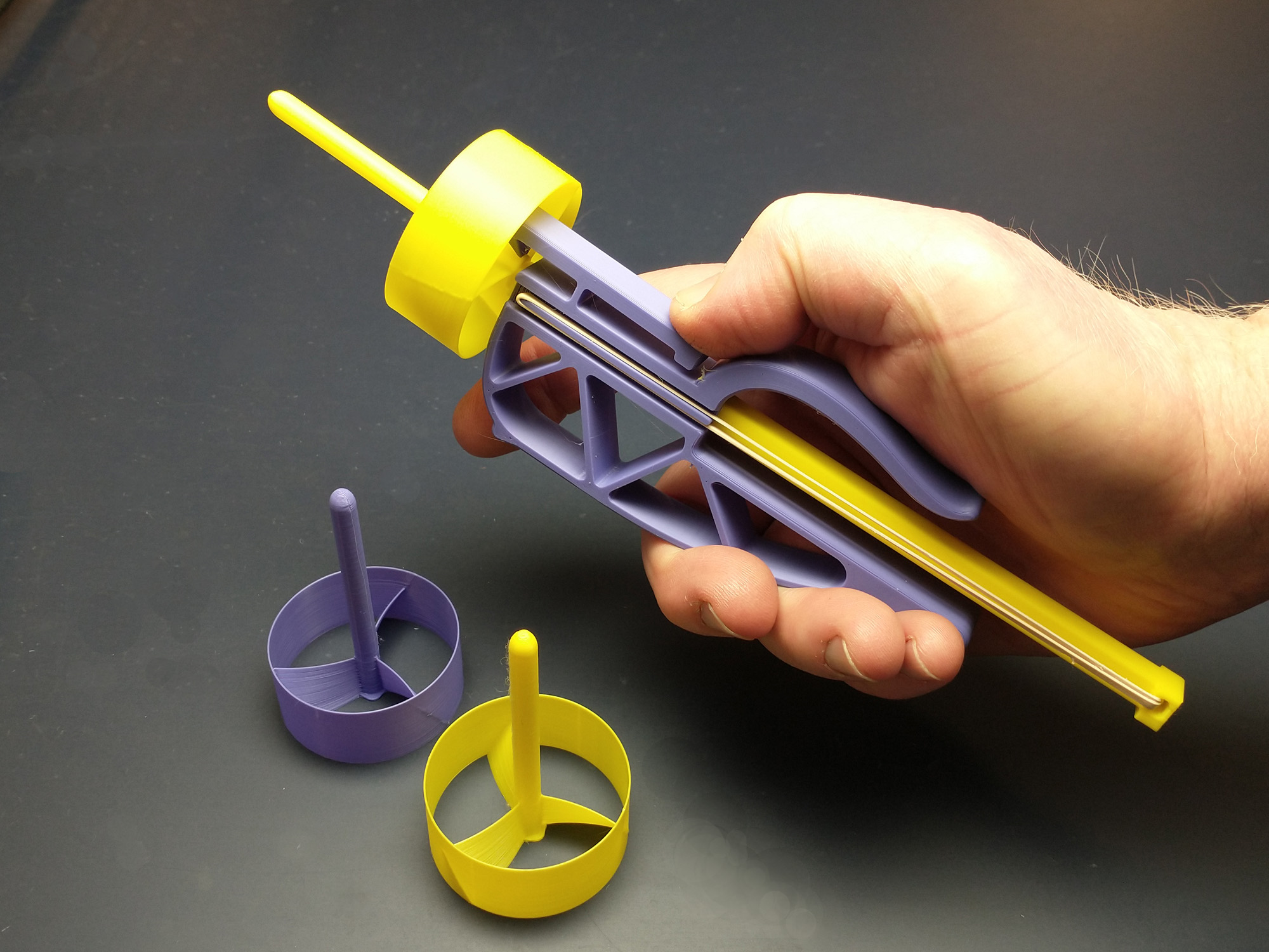 Turbo darts launcher by lobocnc download free stl model
