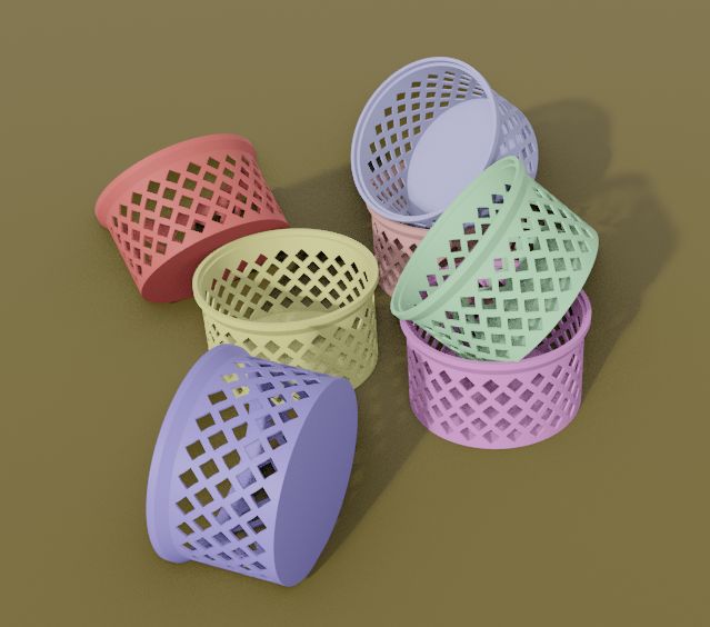 Round storage box
