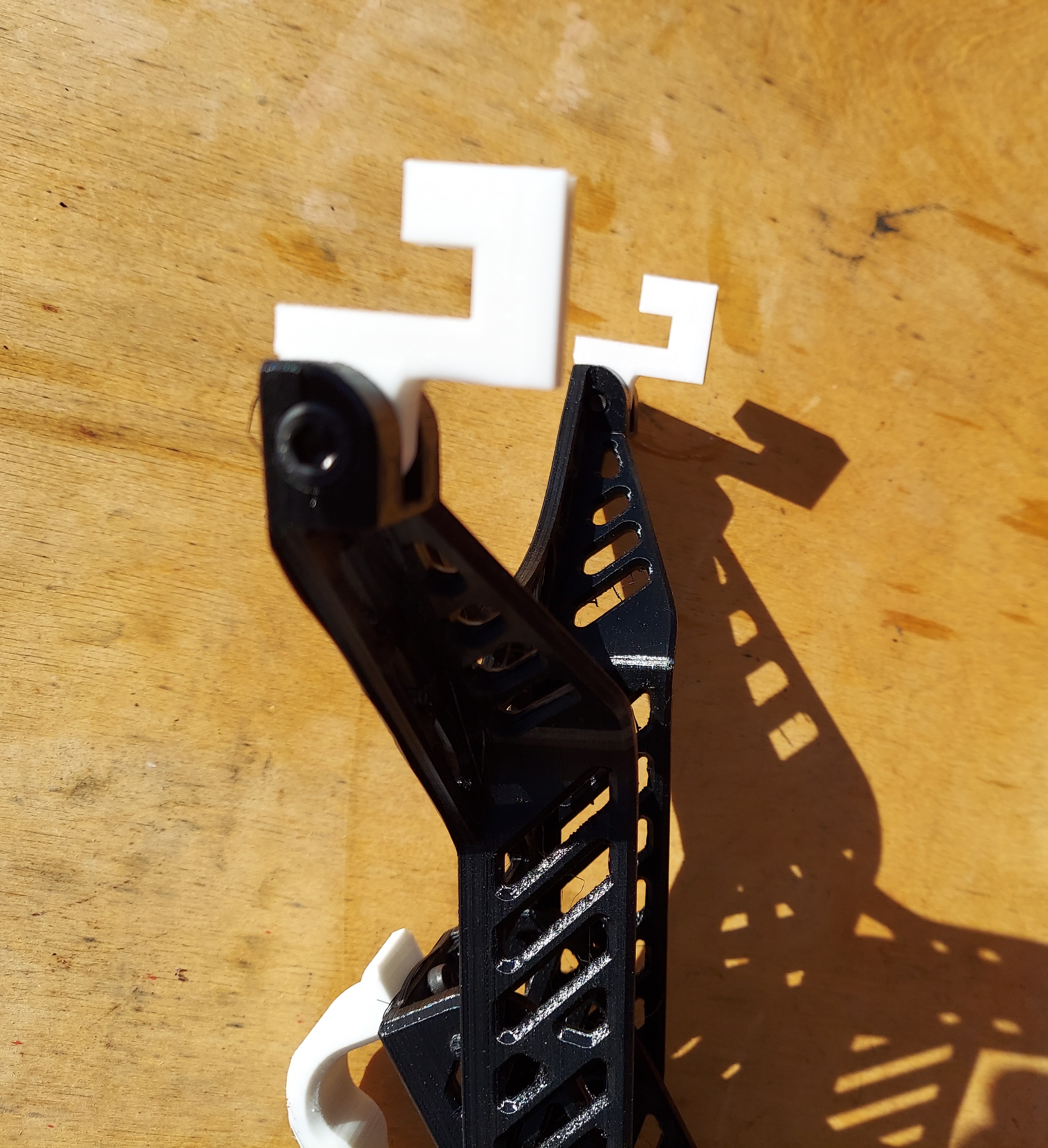 Kitfox Rudder Lock Rudder pedal hooks, top of pedals. by Joel Mapes | Download free STL ...