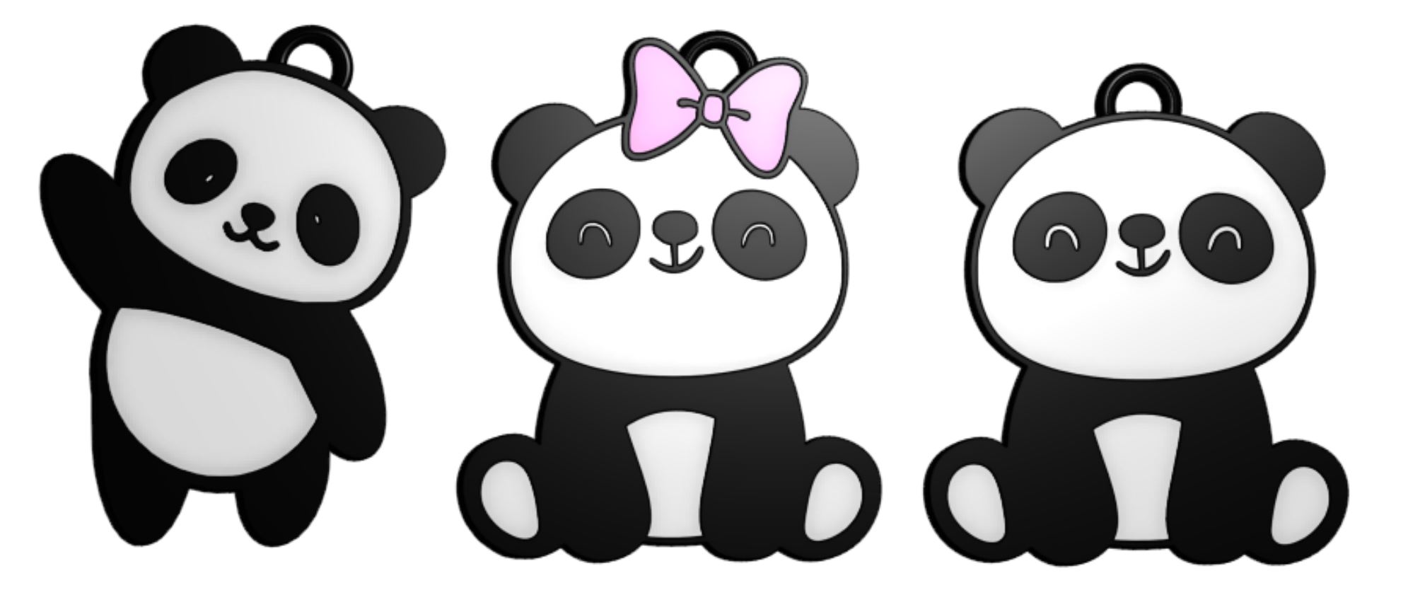 Panda Keychains