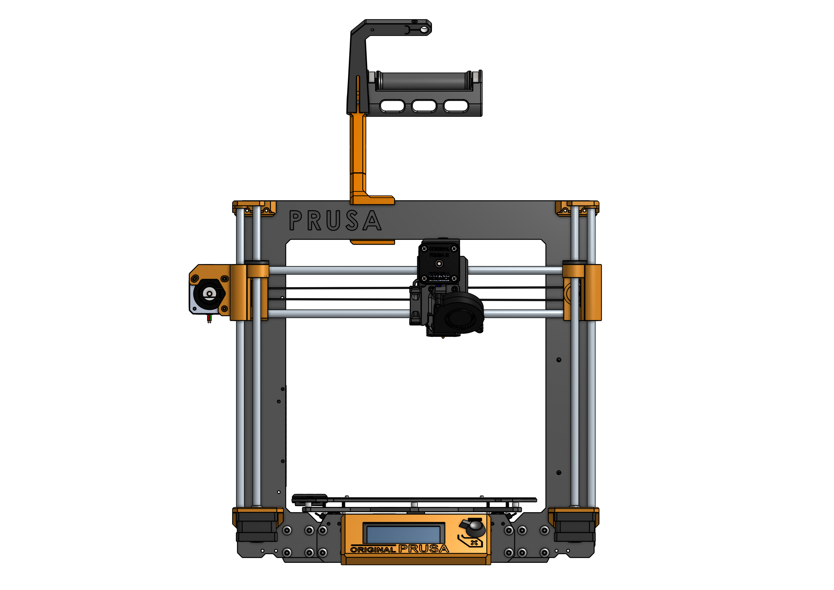 Filler Spool Holder Brace for Prusa MK3, MK3S, MK3S+, MK4 compatible ...