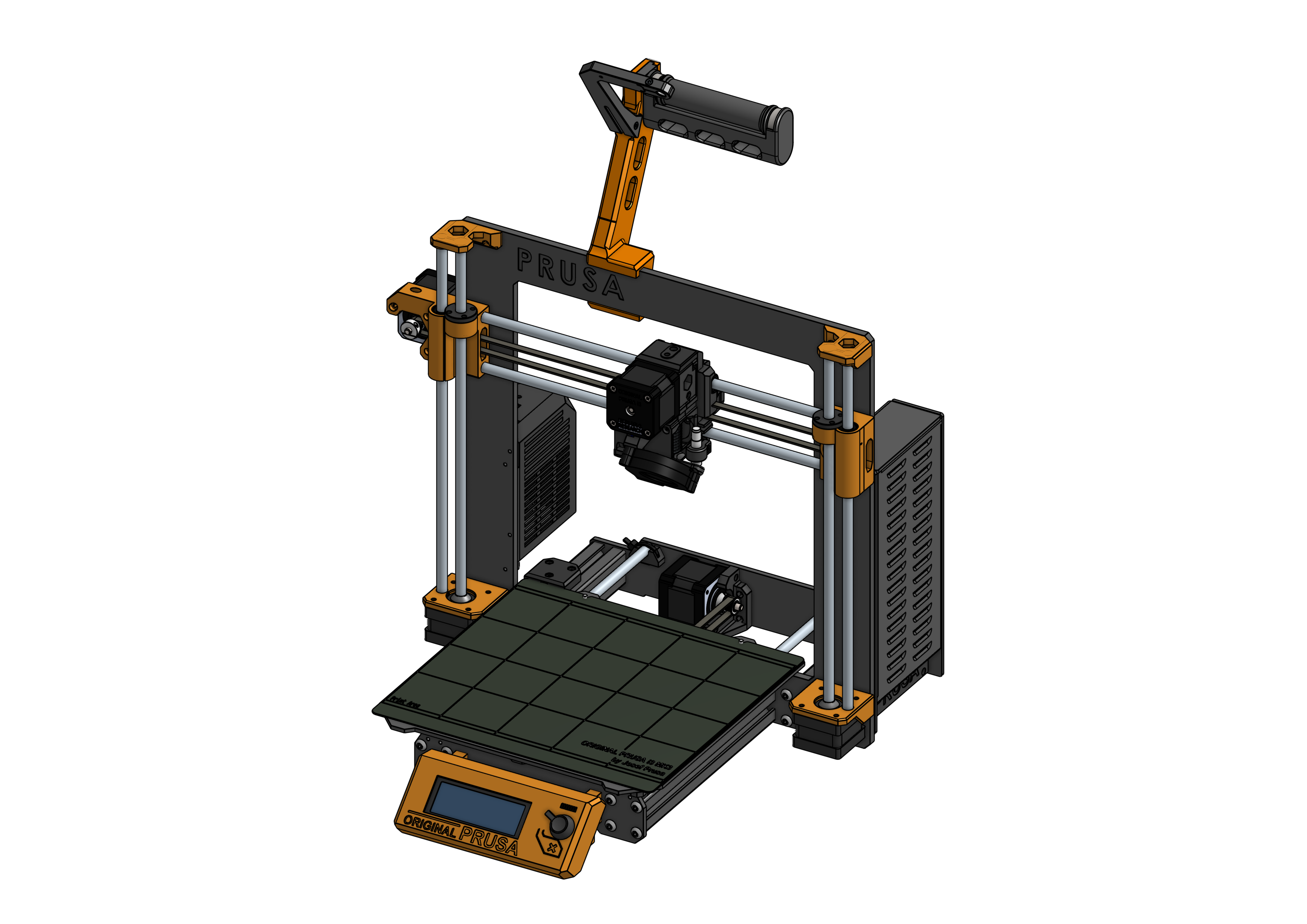 Filler Spool Holder Brace for Prusa MK3, MK3S, MK3S+, MK4 compatible ...