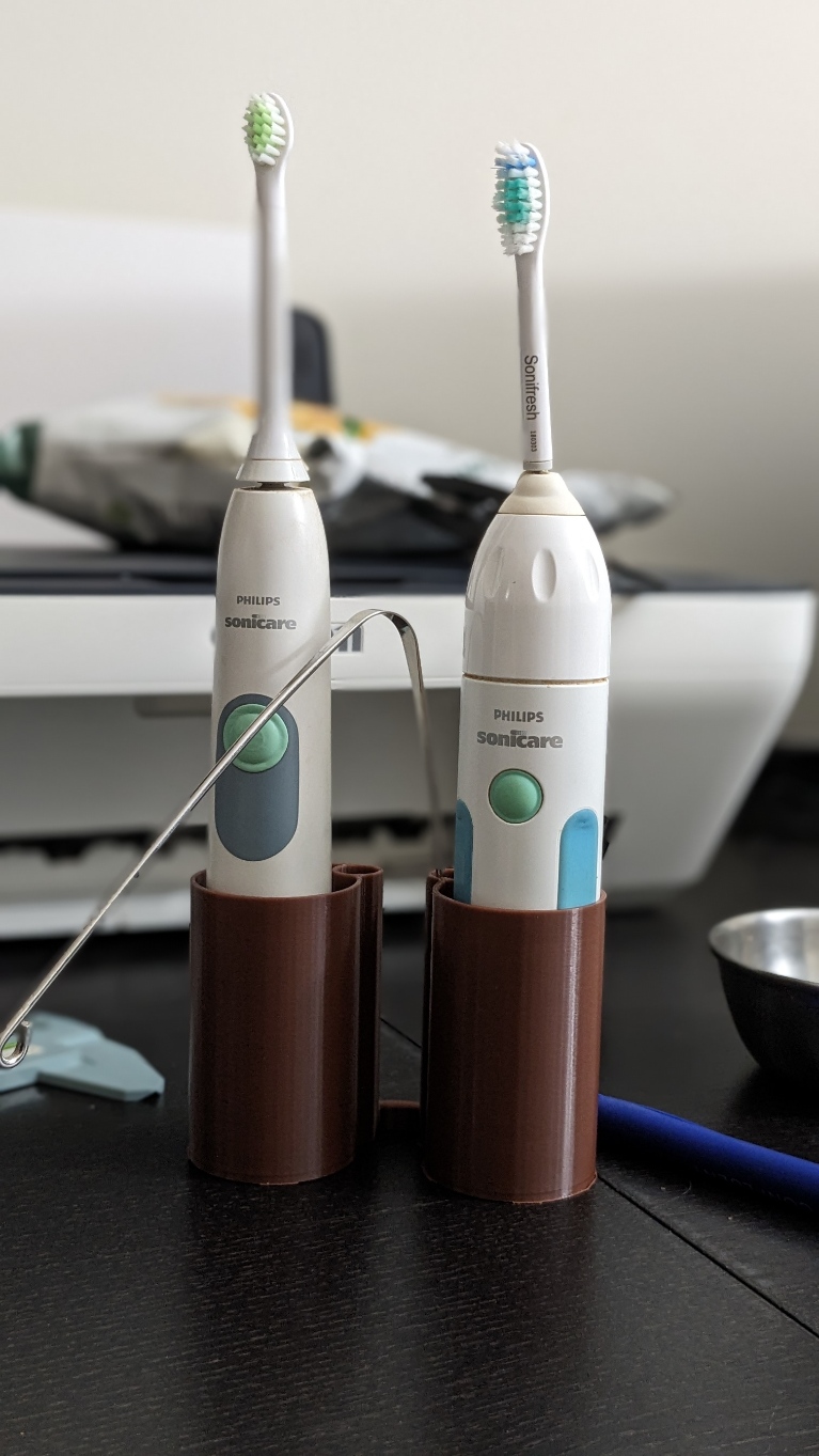 Electric brushes stand by Srisat Download free STL model