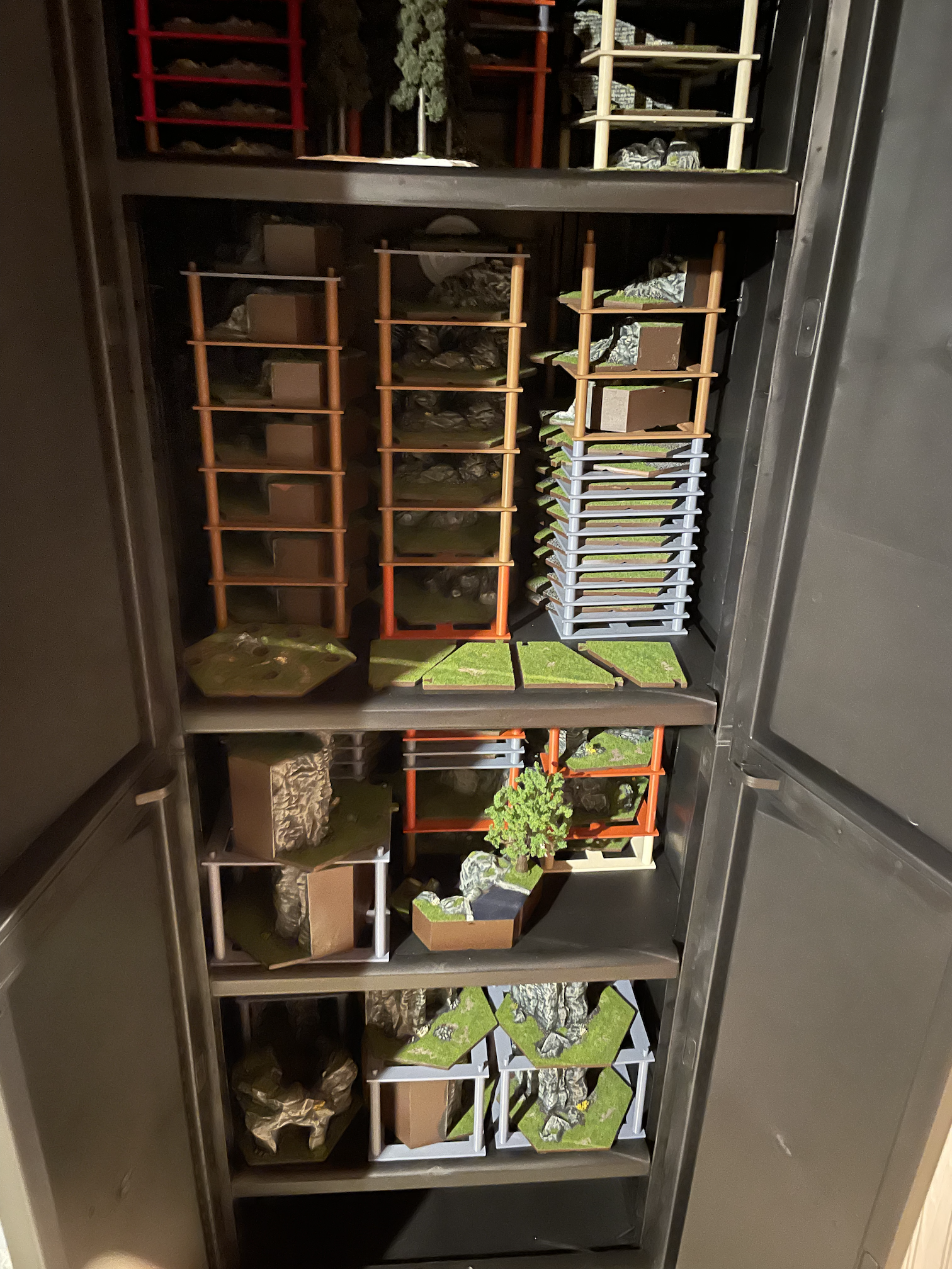 Modular Hex Storage Racks