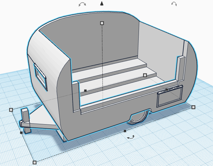Trailer card holder