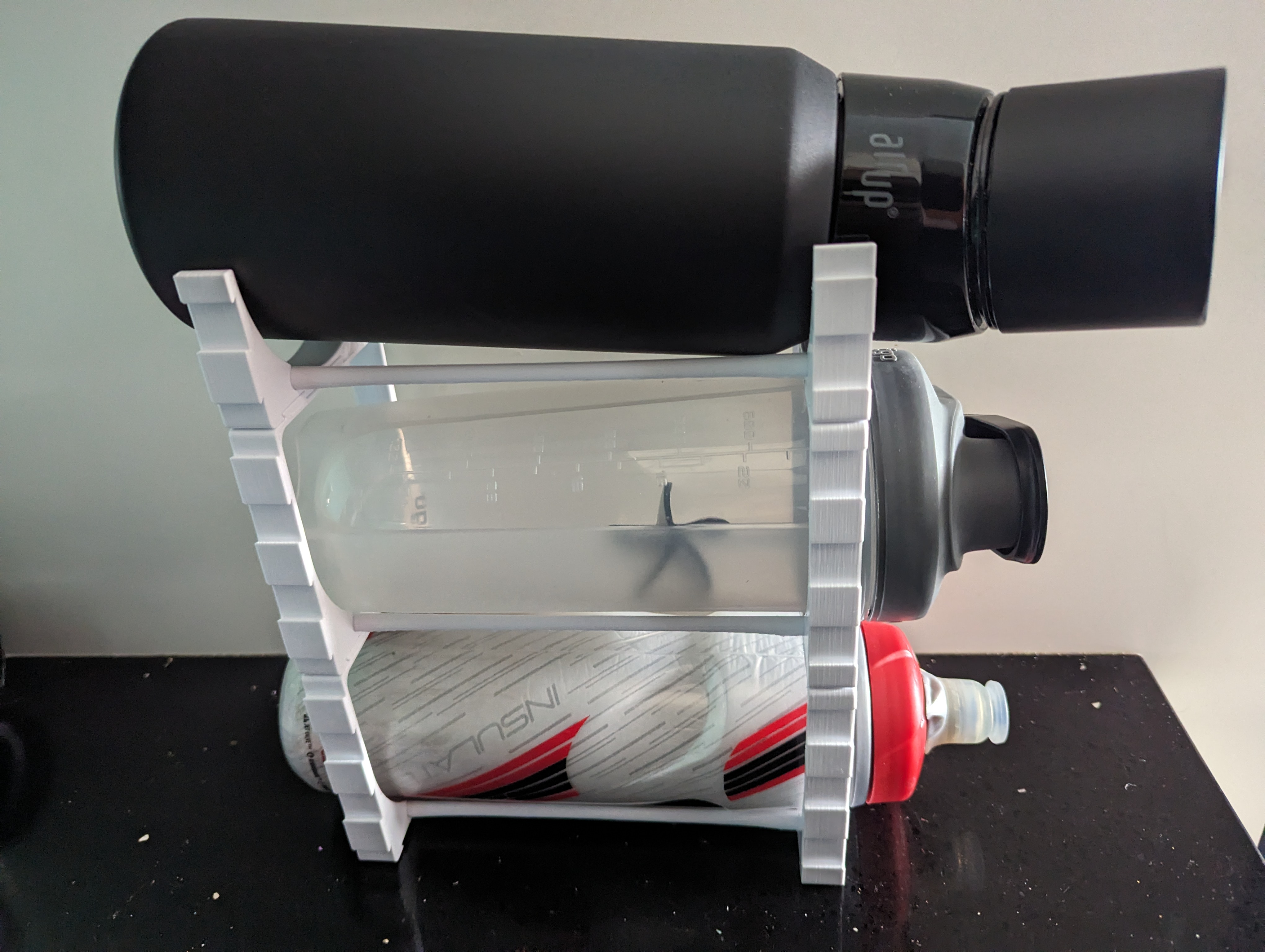 Bottle rack dowel