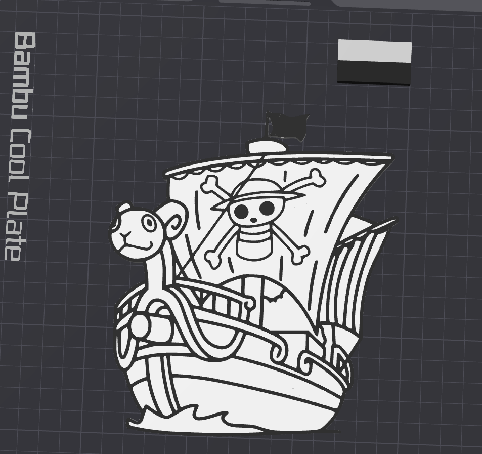 Going Merry (One piece) fridge magnet