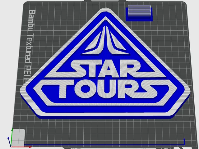 Star Tours Wall Sign