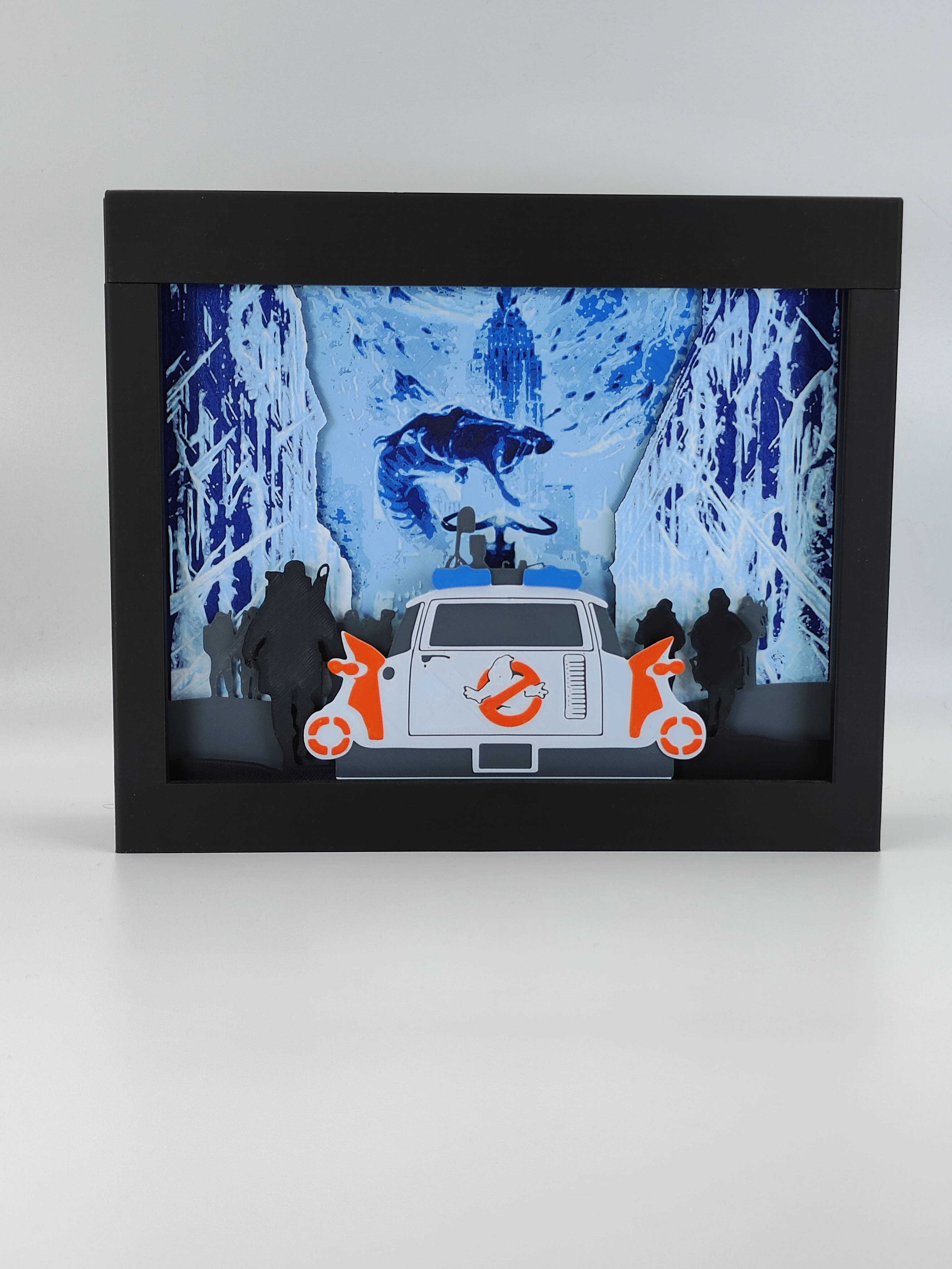 Ghostbusters Frozen Empire Shadow Box