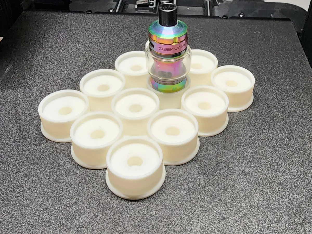 Vape Tank Stand - Holds 12 Tanks by EXON | Download free STL model