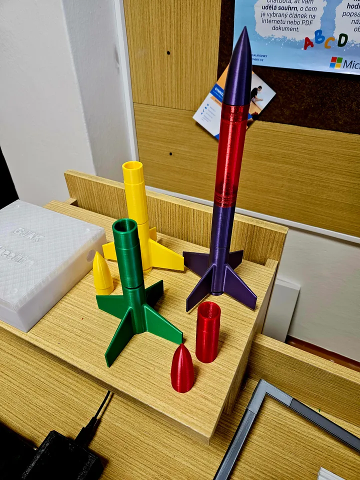 rocket by GJAK_makers | Download free STL model | Printables.com