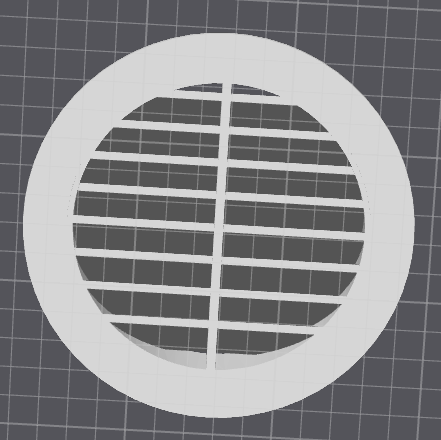 Miniatura 2 do modelo 3D Ventilation grid KG 110
