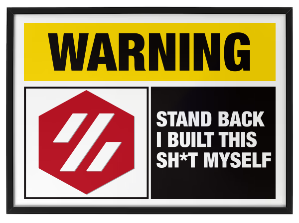 Voron Warning Sign (2D)