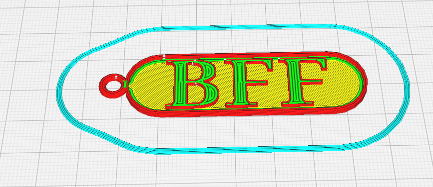 BFF Keychain