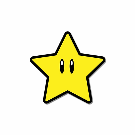 Puzzle Mario Star pixel puzzle