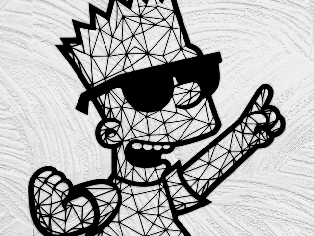 Bart Simpson low poly