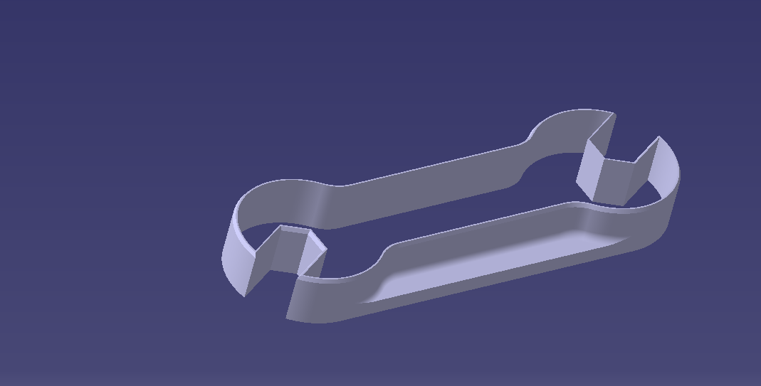 Vykrajovátko na perníčky tvar Klíč / Gingerbread cookie cutter in the shape of a key